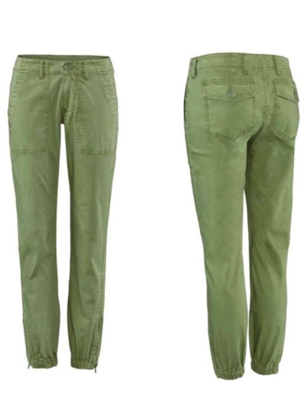 Cabi Traveler Jogger Pants with Ankle Zip NWOT